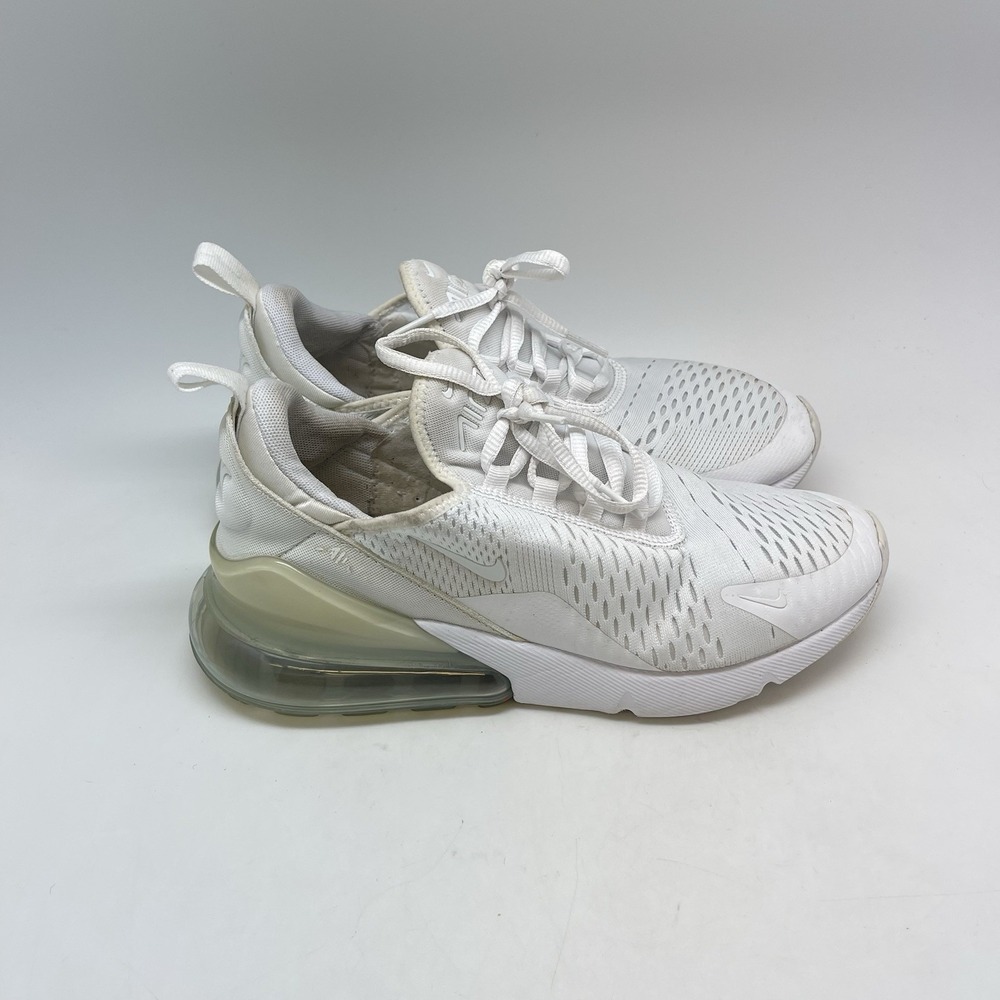 Nike Sneakers Youth 7Y Air Max 270 943345-103 White Athletic Running Casual Shoe